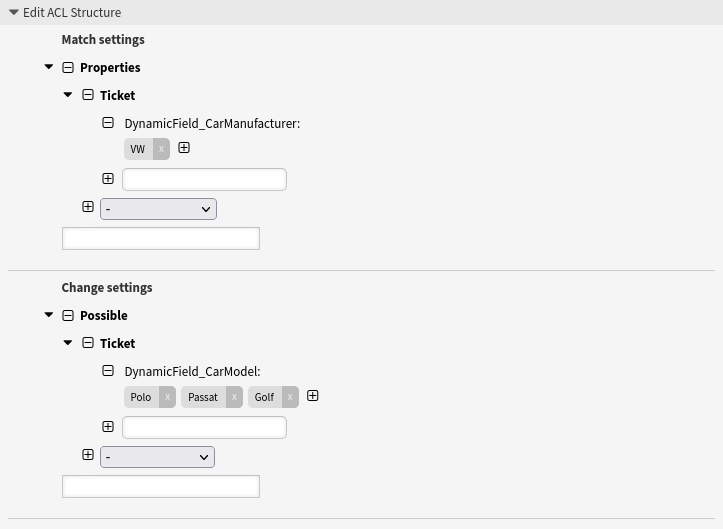 Restrict one dynamic field based on another dynamic field