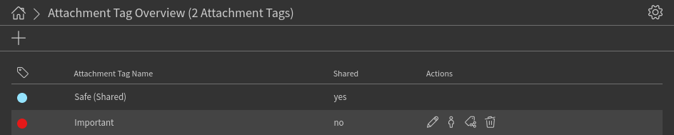 Attachment Tag Overview