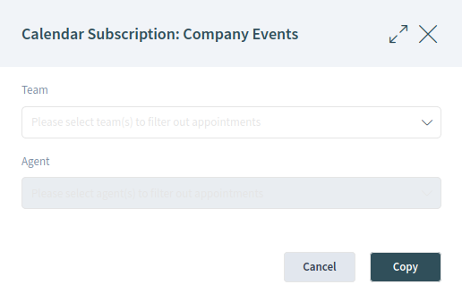 Calendar Subscription Action