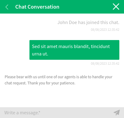 Start Chat Window