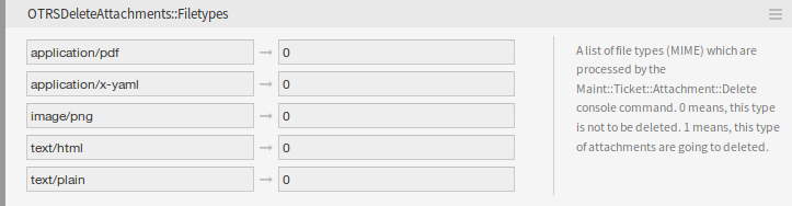 File Types Setting