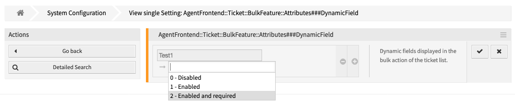 Dynamisches Feld zur Konfiguration der Ticket-Sammelaktion hinzufügen