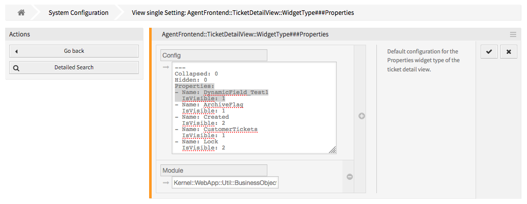 Add Dynamic Field to Properties Widget Configuration