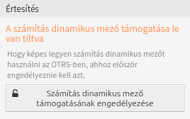 Számítás dinamikus mező támogatásának engedélyezése
