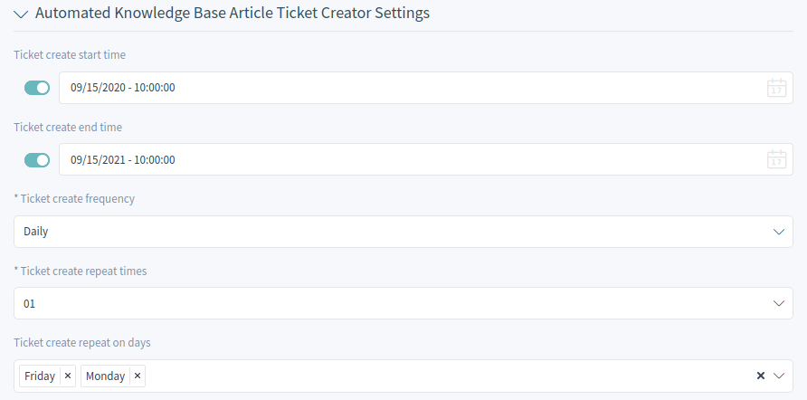 Create Knowledge Base Article