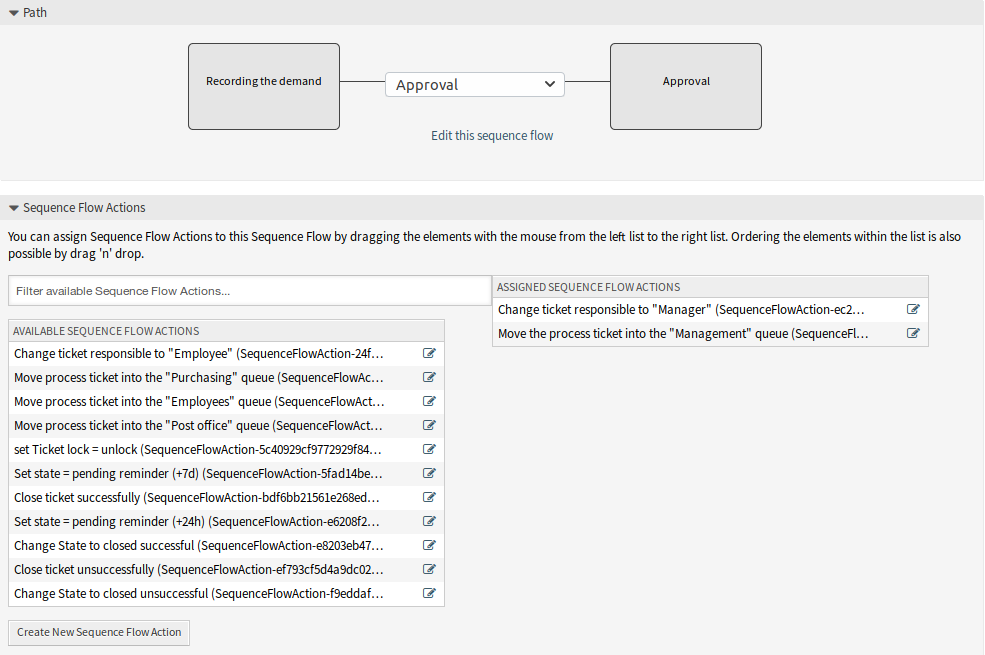 Book Ordering - Assign First Sequence Flow Action