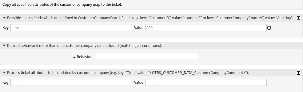 Process Management Module CustomerCompanyDataPull