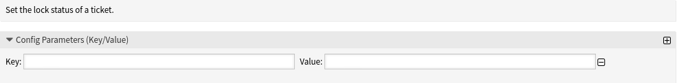 Prozessmanagement-Modul „TicketLockSet“