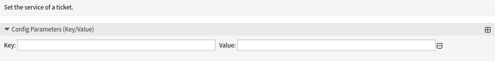 Process Management Module TicketServiceSet