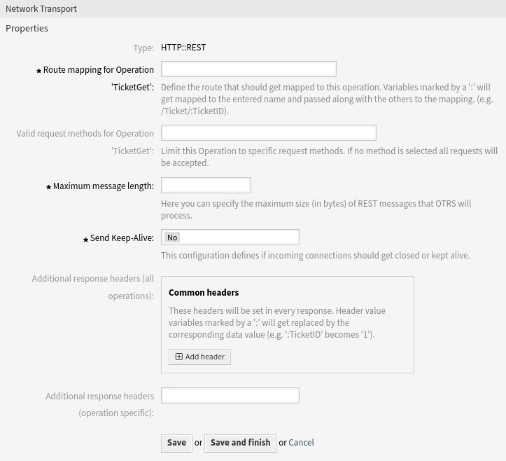 Web-Service-Einstellungen - OTRS als Provider - HTTP\:\:REST