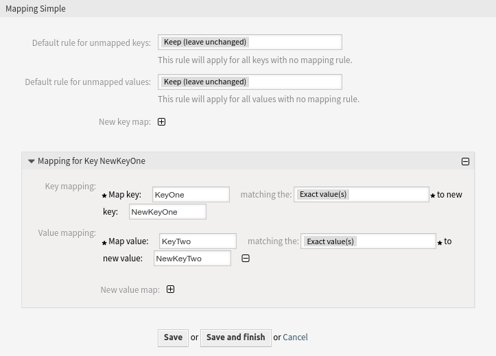 Simple Web Service Mapping